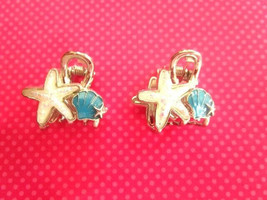 Starfish seashell small hair claws - $9.89