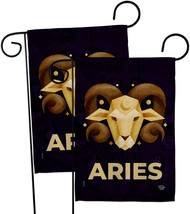 Aries Garden Flags Pack Zodiac 13 X18.5 Double-Sided House Banner - $28.97