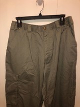 NWT Vintage Bugle Boy Cargo Pants Large Husky Boys Snap At Ankles 32X27 - £21.04 GBP