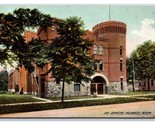 Armory Building Monroe Michigan MI DB Postcard W18 - $3.91