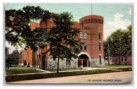 Armory Building Monroe Michigan MI DB Postcard W18 - £3.12 GBP