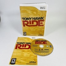 Tony Hawk: Ride (Nintendo Wii 2009) Complete w/ Manual - Tested Works Skateboard - £6.76 GBP