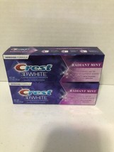 (2) Crest 3D White RADIANT MINT Fluoride Anticavity Toothpaste-2.7oz. Exp 08/25 - £5.57 GBP