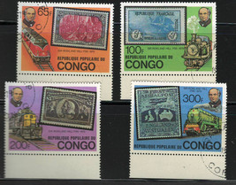 Congo 1979 Very Fine Mint Precancel Nh Stamps Set &quot; History Stamps &quot; - £1.01 GBP