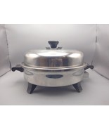 HEALTH CRAFT USA K7273 LIQUID CORE ELECTRIC SKILLET Domed Lid T-304 Surg... - $70.74 CAD