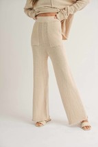 Miou Muse just sweater pants in Cream - size M - $49.50