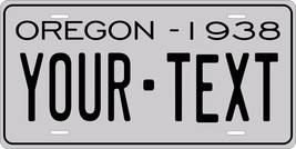 Oregon 1938 License Plate Personalized Custom Car Bike Motorcycle Moped Key tag - £8.78 GBP+