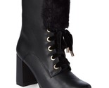 NANETTE LEPORE Freya Faux Fur Trimmed Bootie 6.5 New Anthropologie - £35.58 GBP