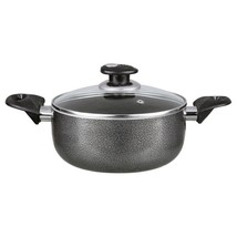 Brentwood 3 Qt. Round Aluminum Dutch Oven in Gray - $63.82