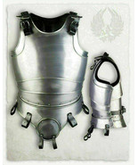 Armure de cuirasse portable médiévale SCA LARP 18 Ga Steel Knight Costume... - $231.75