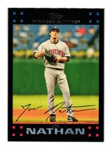 2007 Topps Baseball Card Collector Joe Nathan 179 Minnesota Twins - $3.00