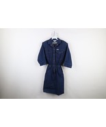 Vtg 80s 90s Streetwear Womens Medium Faded Long Sleeve Denim Jean Dress ... - $64.30