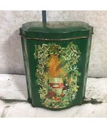 Vintage 1981 Avon Christmas Collection Tin Canister Tropical Pineapple F... - $11.88