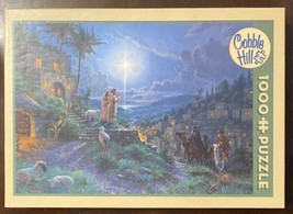 Cobble Hill 1000 Pc Jigsaw Puzzle “Arrival of the Magi “ Nativity Baby Jesus - $18.39