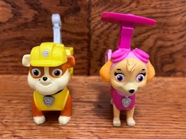 Paw Patrol Ultimate Rescue Rubble &amp; Skye Talking Action Pup Figures w/ Sound - £9.90 GBP