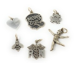 James Avery 925 Retired &amp; Modern Single Or Full Lot of Unique Rare Charms - $466.11 MXN+