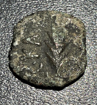 58-59 Ad Judée Nero Porcius Festus AE Prutah Widow&#39;s Mite 2.03g Palm Branch Coin - £25.32 GBP