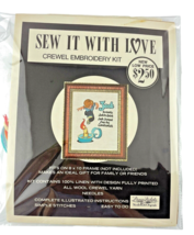Sew It With Love Crewel Embroidery Kit Jack Be Nimble Nursery Marion Nic... - €18,21 EUR