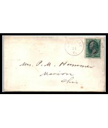 1870s/80s US Cover - Granville, Ohio to Marion, Ohio P2 - £2.36 GBP