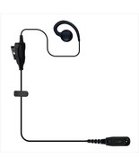 MONICONA Single Wire C Ring Headset Earpiece with Mic for Motorola Radio... - $28.70