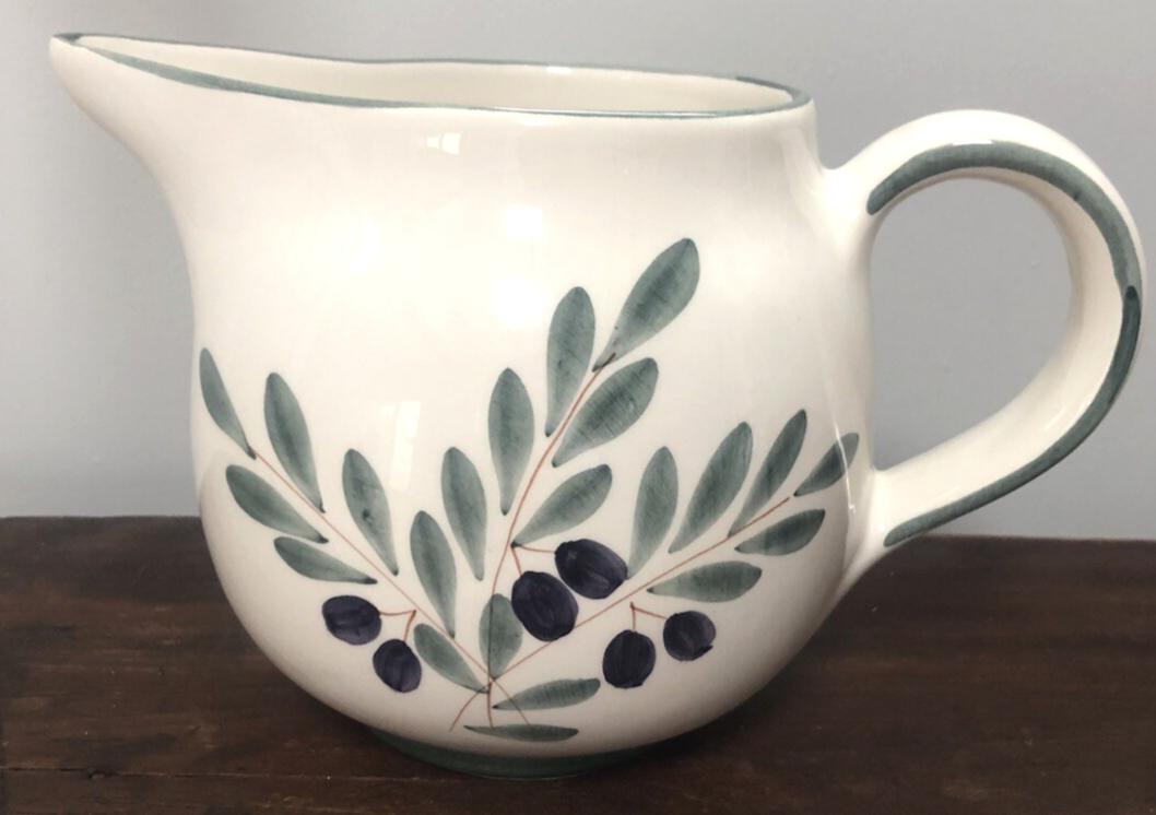 Italian Vintage Fortebraccio Ceramiche Dipinto a mane Hand Painted Olive... - £20.76 GBP
