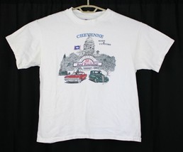 1994 Cheyenne Rods &amp; Customs 22nd Annual Rod Roundup Single Stitch Shirt... - $18.11