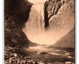 Great Falls Yellowstone ParkWyoming WY UNP Haynes Sepia UDB Postcard O16 - £17.41 GBP