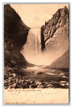 Great Falls Yellowstone ParkWyoming WY UNP Haynes Sepia UDB Postcard O16 - £17.09 GBP