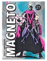 Marvel Universe Series 1 Sticker #21 Magneto 1986 Comic Images NEW NEAR MINT - £5.39 GBP