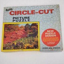 Vintage 1964 Fairchild Circle-Cut Picture Puzzle Azalea Gardens Over 650... - $49.99