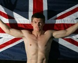 RICKY HATTON 8X10 PHOTO BOXING PICTURE WITH FLAG - $4.94