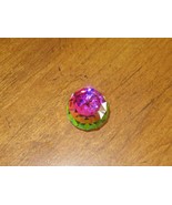 Swarovski Silver Crystal Rainbow Ball Multifaceted Colored ~1&quot; Dia. Sm P... - £78.69 GBP