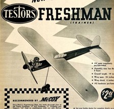 1949 Aviation Testors Freshman Airplane Model Trainer Advertisement McCoy 9 - $28.49