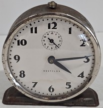 Vintage Westclox Wind-Up Alarm Clock For Repair As-Is Made in USA - $346.64 MXN