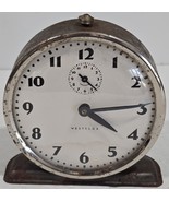 Vintage Westclox Wind-Up Alarm Clock For Repair As-Is Made in USA - $346.24 MXN