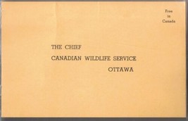 Vintage Canadian Wildlife Service Card For Reporting Bird Bands - £2.33 GBP