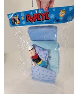 Popeye The Sailor Stuffed Plush Toy 2005 Bed Blue NIP NOS New Toy Collector - $818.50 MXN