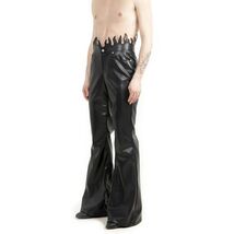 Flare Black Leather Pants Mens - $135.00
