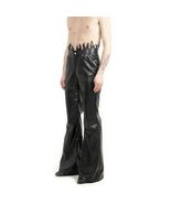 Flare Black Leather Pants Mens - $135.00