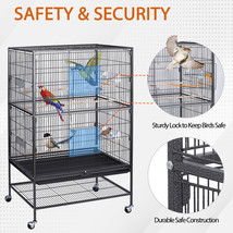 Bird Cage For Cockatiels African Pigeons Parrot Bird Cage Birdcage W/ St... - £117.35 GBP