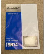Sharp Color Television Model 19H74 – Owner&#39;s Manual - $13.63 CAD