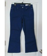 ELLE Flared Ankle Jeans Bright White or Blue Depths Women&#39;s Sz 4-8 NWT M... - $26.17
