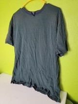 Mens GAP T-Shirt Blue Green Striped Y2K VTG Medium Tee Vintage  - $24.25