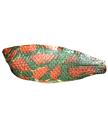 A lot of Two Tilapia Fish Leathers Skins Hides Python Print Metallic Gli... - $11.39