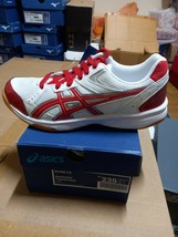 ASICS RIVRE CS Unisex Indoor Shoes Badminton White Red US5/235mm NWT TVR... - £64.52 GBP