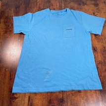 Patagonia Shirt Mens Large Blue Regular Fit Pocket Tee Casual Outdoor Hi... - $14.84