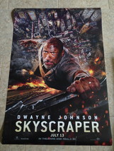 SKYSCRAPER - MOVIE POSTER WITH DWAYNE JOHNSON - ADVANCE (FACE) - $13.68 CAD