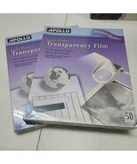 2-APOLLO Transparency Film For Laser Printers CG7031S 100 sheets NEW SEALED - $290.38 MXN