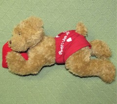 BUNNIES BY THE BAY TEDDY BEAR PLUSH HALLMARK VALENTINE 2002 BOTTOM OF MY... - $4.50