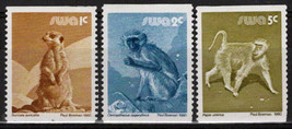 ZAYIX South West Africa SWA 464-466 MNH Coil Monkeys Wild Life 092022S79M - £1.19 GBP